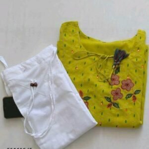Woman’s Rayon Kurti With Palazzo