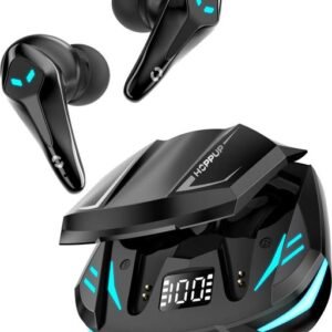 Hoppup Xo3 Gaming Earbuds with 35MS Low Latency, 13MM DRIVERS & 50H PlayTime Bluetooth Headset (Black, True Wireless)