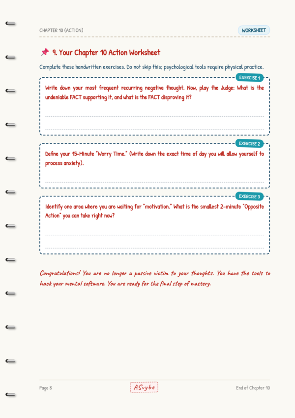 The Overthinking Fix (India Edition): Calming Your Mind & Taking Action