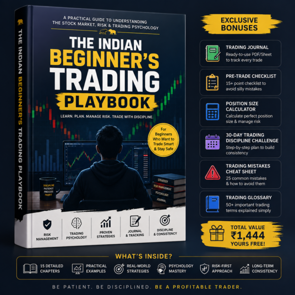 The Indian Beginner’s Trading Playbook + 5 Master Bonuses (The Ultimate Survival Guide)